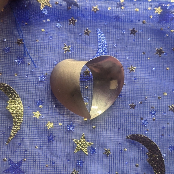 14 k yellow gold heart pendant - Picture 3 of 4